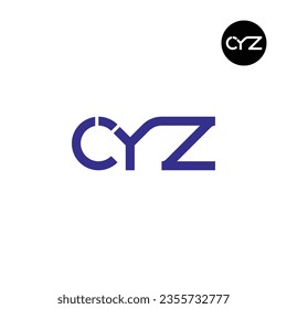 Letter CYZ Monogram Logo Design