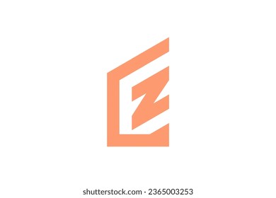 prima vectorial de diseño de logotipo cz de letra