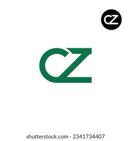 Letter CZ Monogram Logo Design