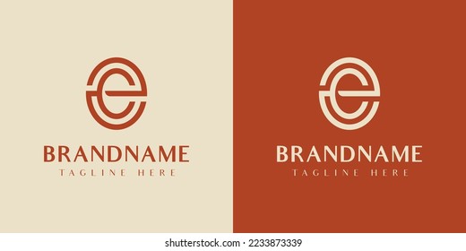 Letter CZ or ZC Oval Logo, suitable for any business with CZ or ZC initials.
