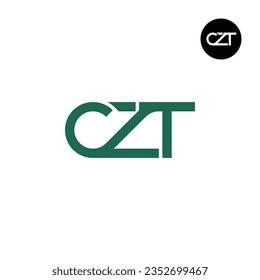 Letter CZT Monogram Logo Design