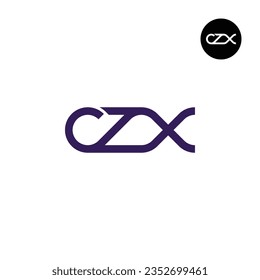 Letter CZX Monogram Logo Design