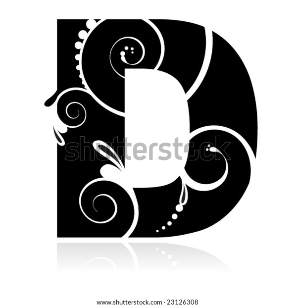 Letter D Stock Vector (Royalty Free) 23126308