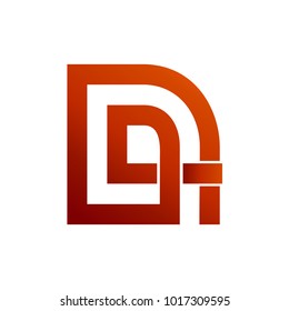 Letter D Abstract Logo