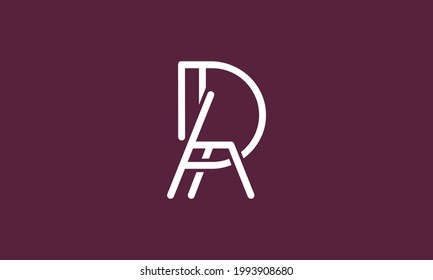 Letter A D, AD logo icon design simple and creative initials concept professional and abstract monogram vector template.