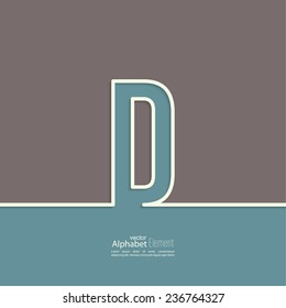 The letter D of the alphabet. 