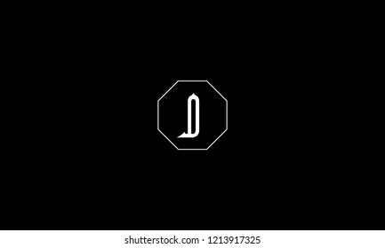 LETTER D ARABIC LOGO WITH FRAME FOR LOGO DESIGN OR ILLUSTRATION USE