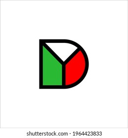 letter D architecture logo design vector sign