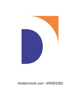 Letter D With Arrow Logo