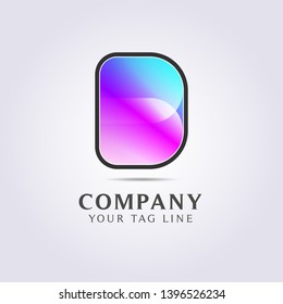 letter d b logo templates that are cool abstract leaves for your business and company.