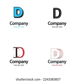 Letter D Big Logo Pack Design Creative Modern logos design for your business
