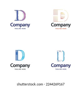Letter D Big Logo Pack Design Creative Modern logos design for your business