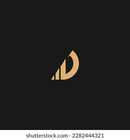 logotipo de compilación de letras D. Símbolo, símbolo, icono, vector de lujo D, símbolo de la plantilla del logotipo del vector, 
