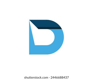 Letter D Business Logo Vector Template Design