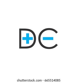 letter d and c logo 