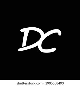 Letter D C Logo Design Vector Illustration.