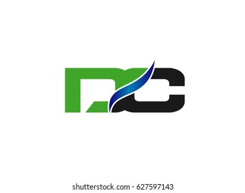 Letter D and C logo vector, dc logo
