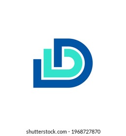 letter D chart analytic logo. editable and easy to custom. can can be applied optimally on print and digital media.