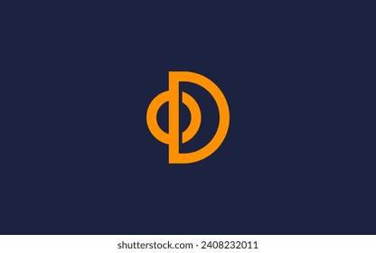 letra d con diseño de icono de logotipo de moneda diseño de vectores inspiración de plantilla
