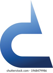 Letter d combine with p logo in vector for business purpose identity company logo