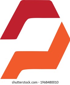 Buchstabe d mit p-Logo in Vektorgrafik des Firmenlogos für Geschäftszwecke kombinieren