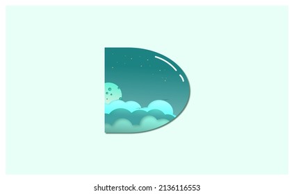 Diseño del logotipo del concepto de letra D.
Logotipos de ideas creativas Diseños de ilustraciones vectoriales