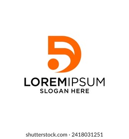 letter d creative logo design