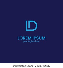 letter D creative logo logo design 