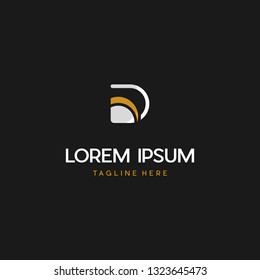 Letter D Creative Vector Logo Design 