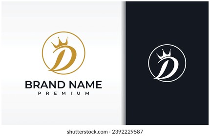 The Letter D crown logo