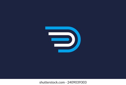 letter d or dd logo icon design vector design template inspiration