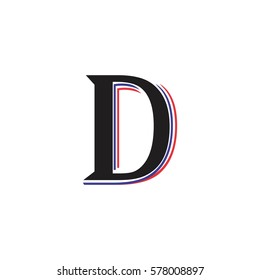 letter D design logo vector