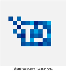 Letter D Digital Logo