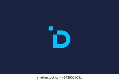 letter d digital logo icon design vector design template inspiration
