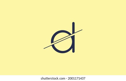 Letter D OR DN logo monogram, minimal style identity initial logo. Colorful creative gradient lines vector emblem logotype.
