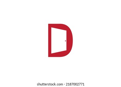 LETTER D AND DOOR LOGO TEMPLATES VECTOR FREE DOWNLOAD