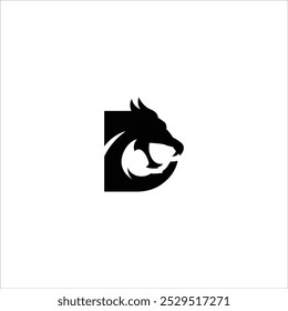 Letter D Dragon Head for Fantasy Brands