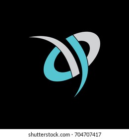 letter d and f logo
