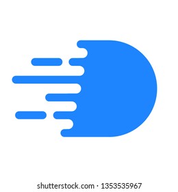 Letter D Fast Logo Concept