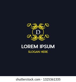 Letter D With Frame Elegance Logo Design