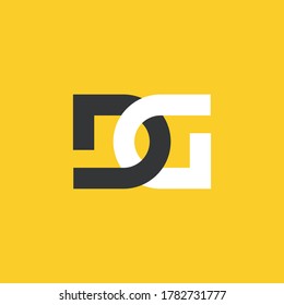 letter d and g joint letter logo. dg log vector. abstract modern creative business d g letter logo vector. 