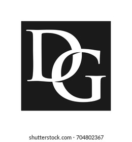 letter D and G vector logo