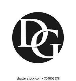 letter D and G vector logo
