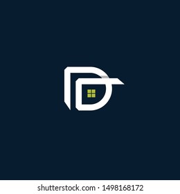 Letter D Home Reality Creative Business Logo