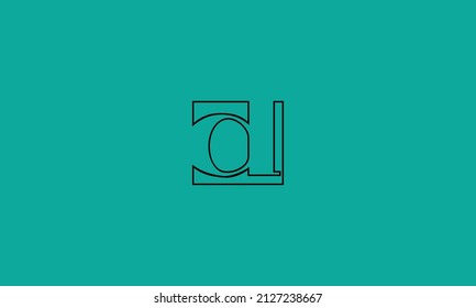 Letter D icon design with circle outline. Creative modern letters icon, Premium vector illustration.