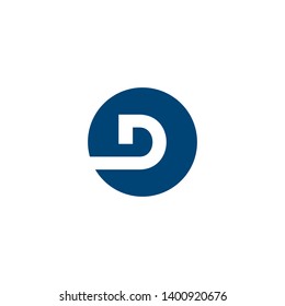 letter D icon logo design concept