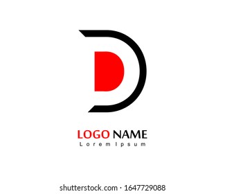 Creative Modern Letter D Logo Techno Stock Vector (Royalty Free ...