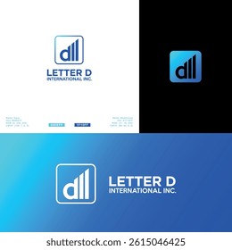 Letter D iconic logo design for your business