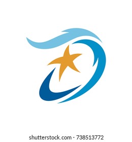 Letter D Initial Logo