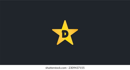 
Letter D initial logo concept inside star symbol or stamp.
can be used as a product icon, various business and artistic activities,

very simple, modern and straight to the point